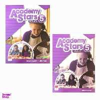 کتاب Academy Stars 5 اثر جمعی از نویسندگان انتشارات macmillan دو جلدی