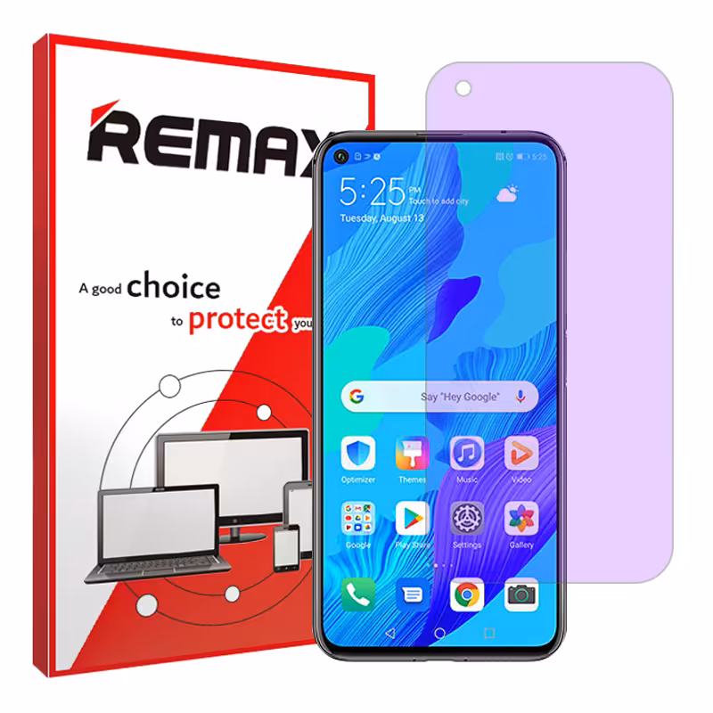 گلس هواوی nova 5T مدل آنتی پرپل برند ریمکس کد S