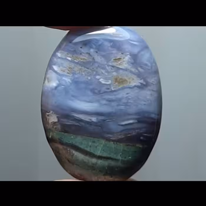 نگین جاسپر منظره زیبا و خاص معدنی 