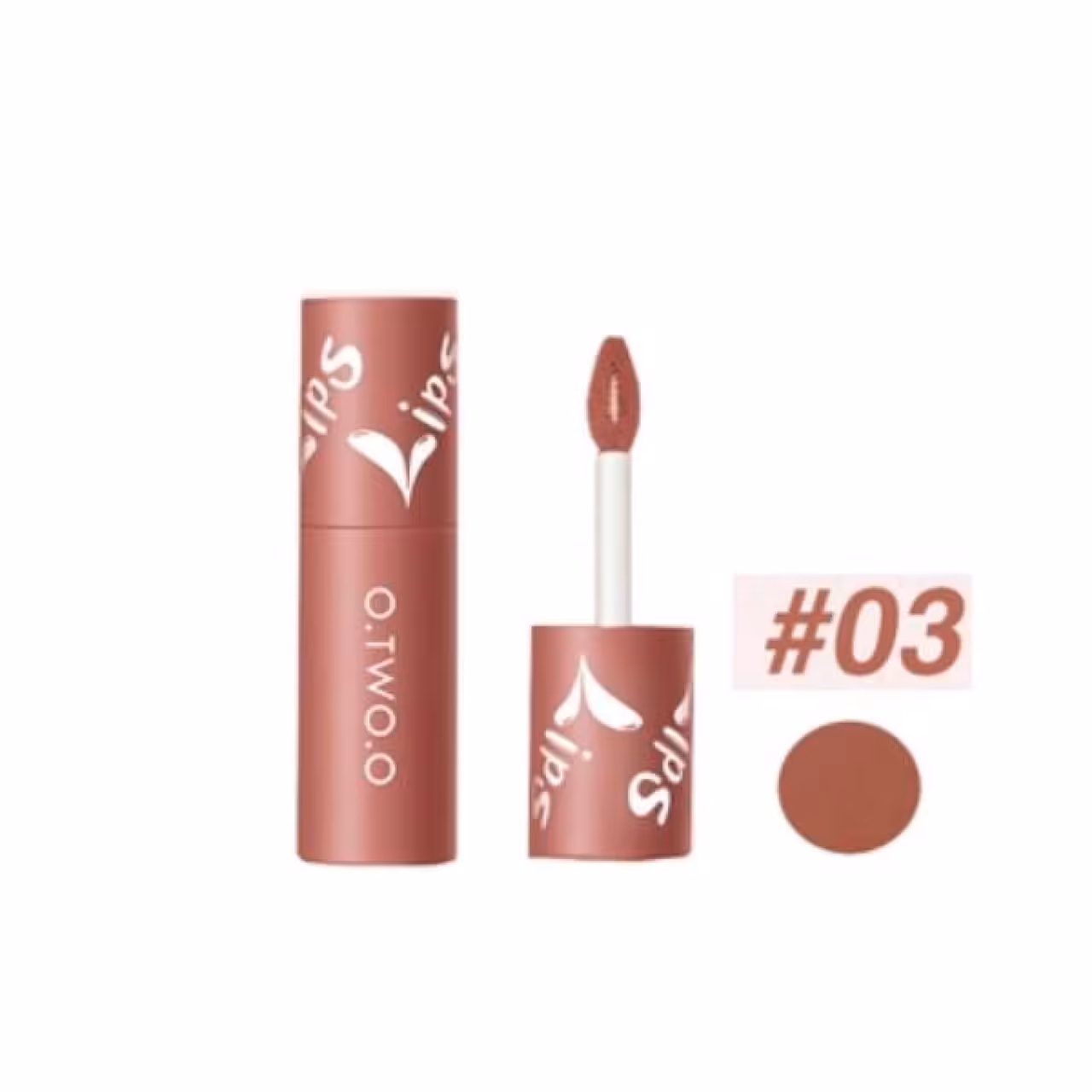 تینت مات بنکسر لب او تو او شماره 3 رنگ قهوه ای مات