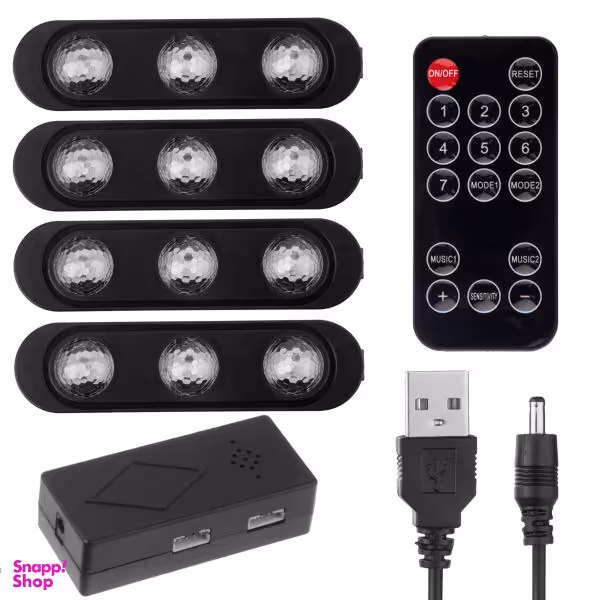 کیت نورپردازی داخل خودرو کد turbo5