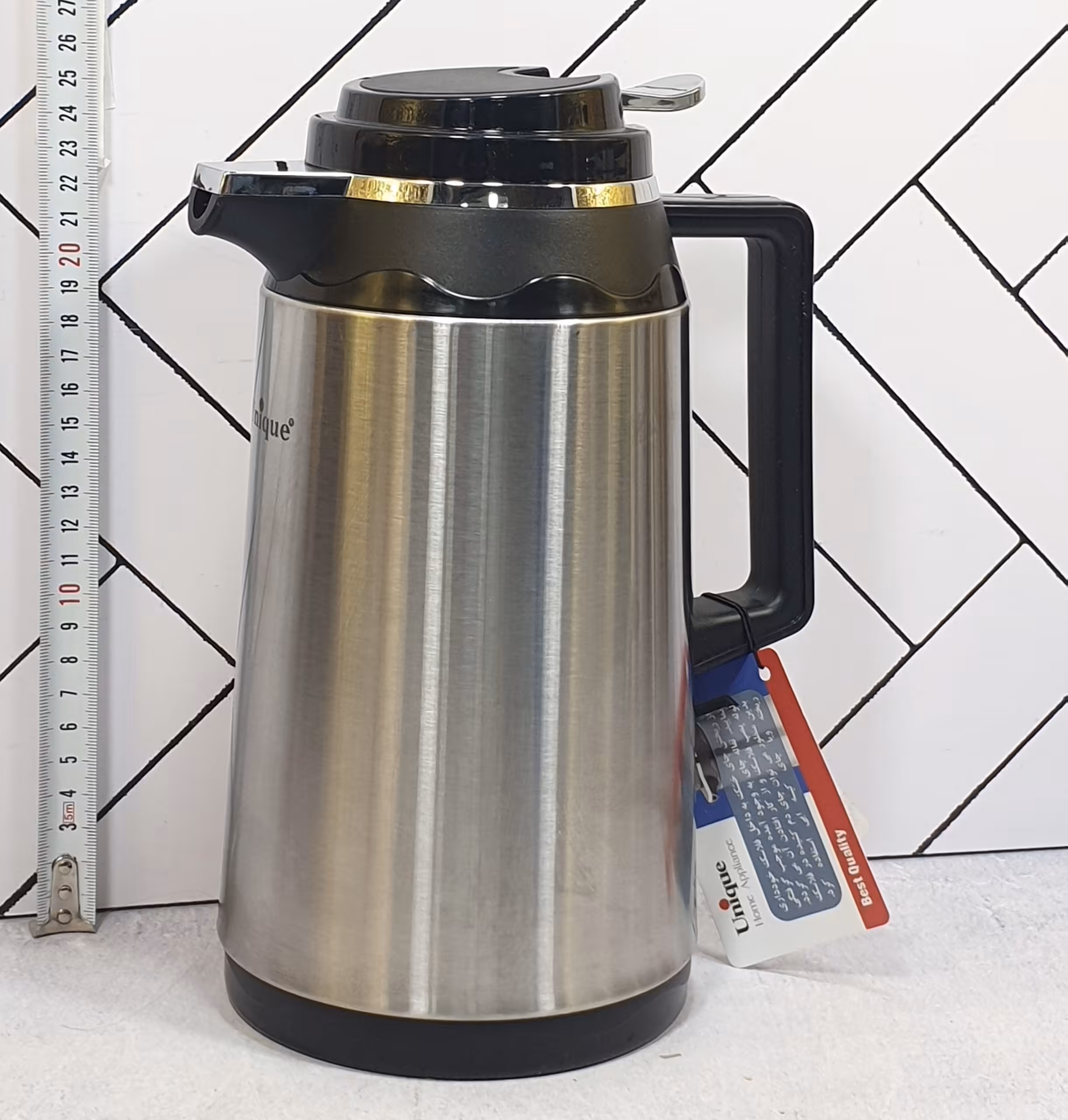 فلاکس 1 لیتر استیل مدل UN-1883 یونیک | کیفیت عالی و طراحی مدرن