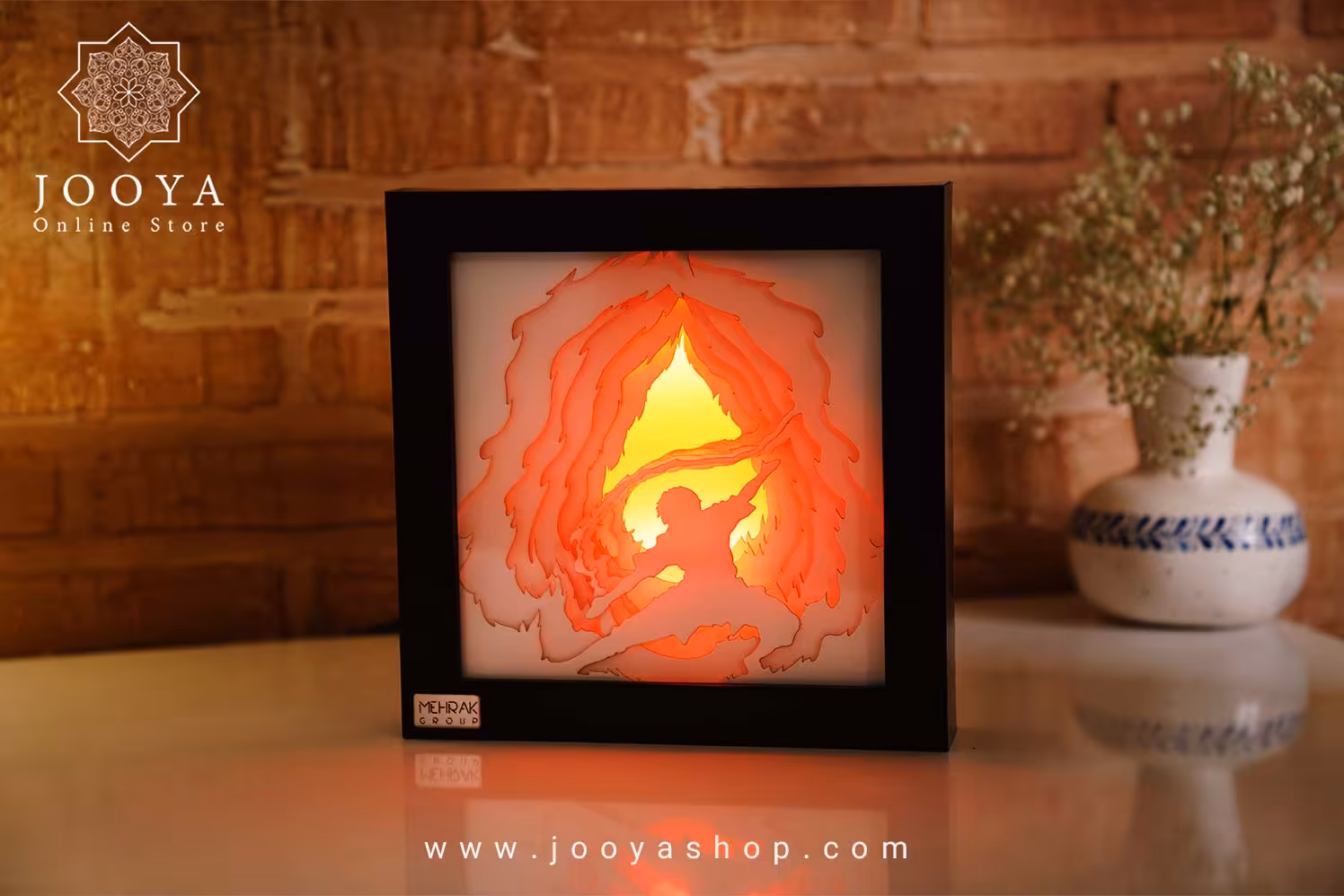 تابلو رقصنده در آتش