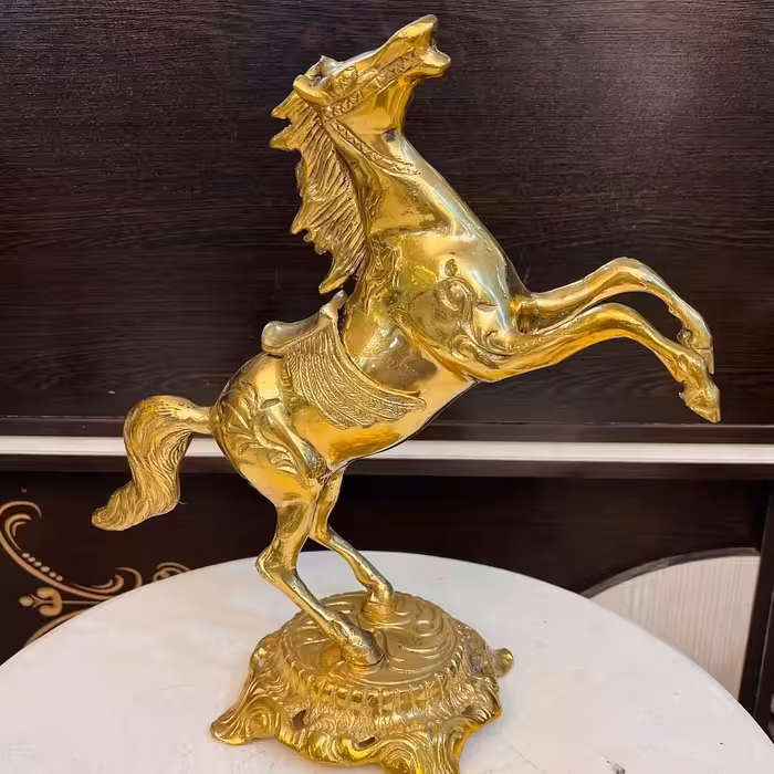 دکوری اسب پرش برنزی