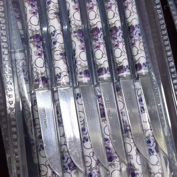 کارد میوه خوری تیز  دیاموند بسیار تیز و عالی بسته 12 عددی