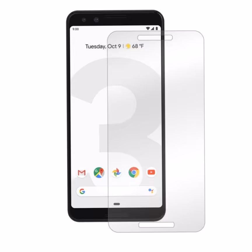 گلس پرایوسی (حریم شخصی)نانو و ضد ضربه گوشی گوگل Pixel 3 برند راک اسپیس
