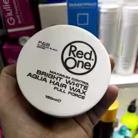 واکس مو ردوان مدل Bright white حجم 150 میلی لیتر   Maximum control Bright white Aqua hair wax Full force | amazonchi