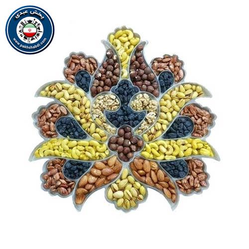 ظرف آجیل خوری سالوت مدل تزئینی
