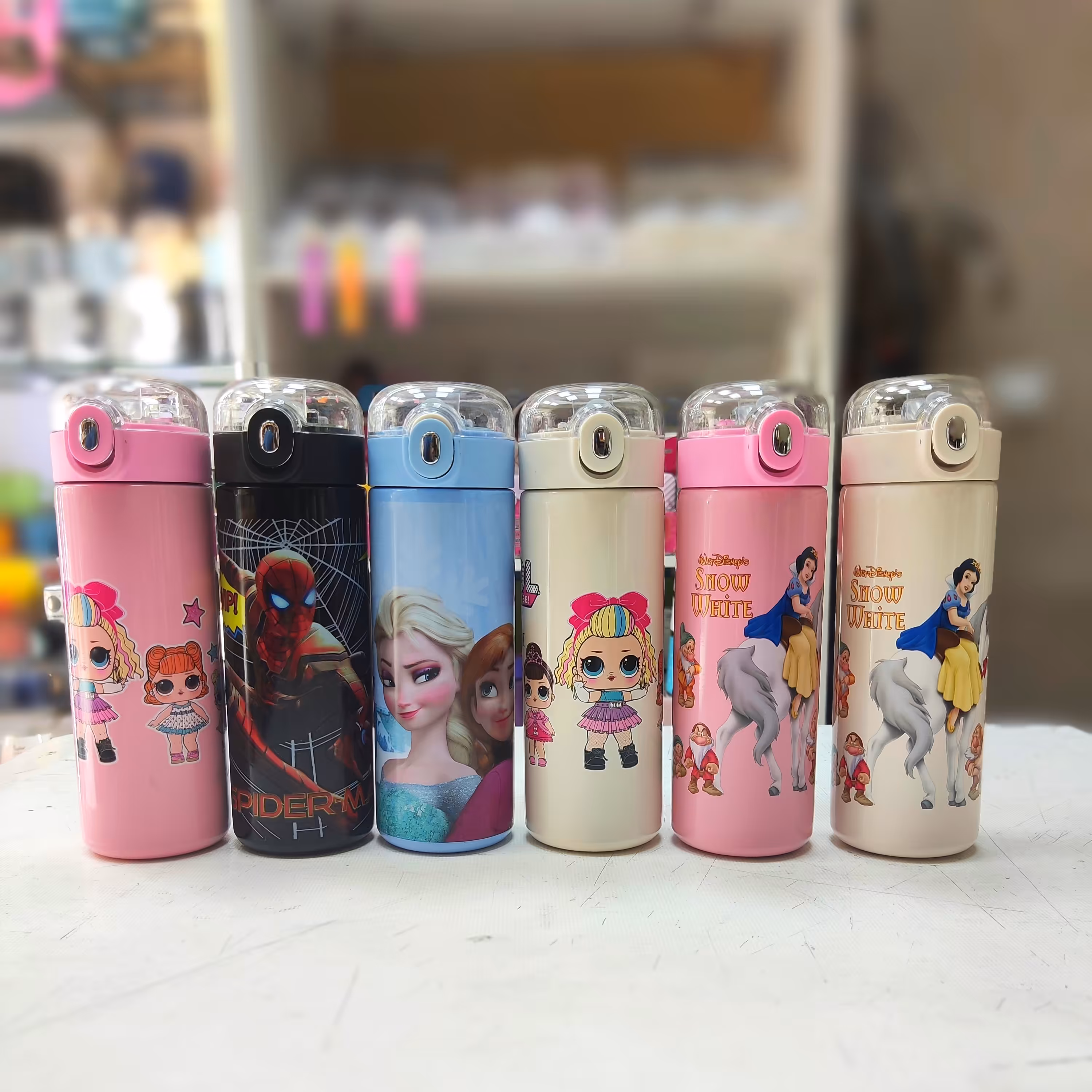 فلاسک طرح فانتزی شخصیت کارتونی نی دار صافی دخترانه پسرانه