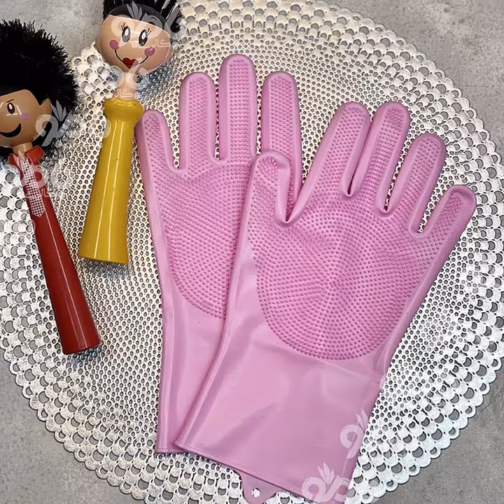 دستکش سیلیکونی اسکاچ دار وارداتی