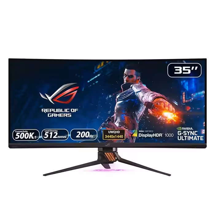 مانیتور گیمینگ 35 اینچ ایسوس مدل ROG SWIFT PG35VQ