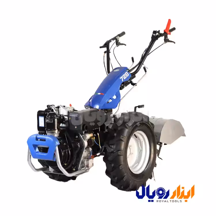 تراکتور دوچرخ BCS 728 ایتالیا موتور دیزلی