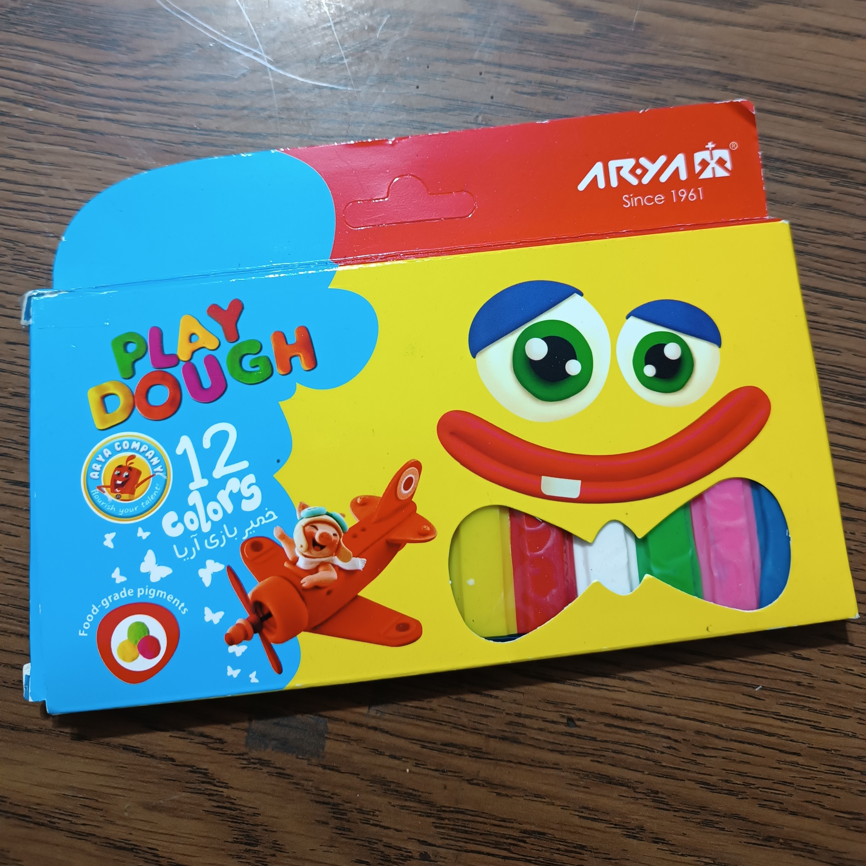 خمیربازی آریا 12 رنگ