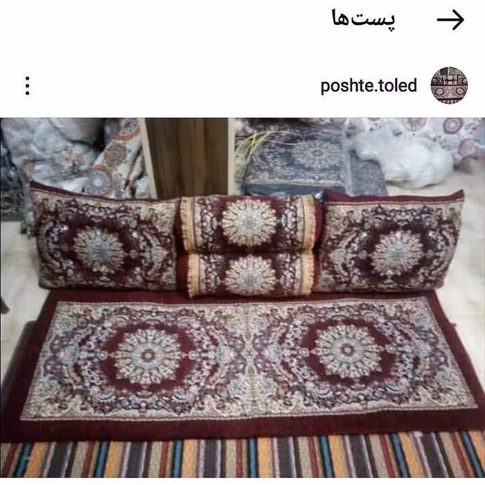 پشتی سنتی متکا سنتی بالش سنتی پشتی مخمل سنتی 