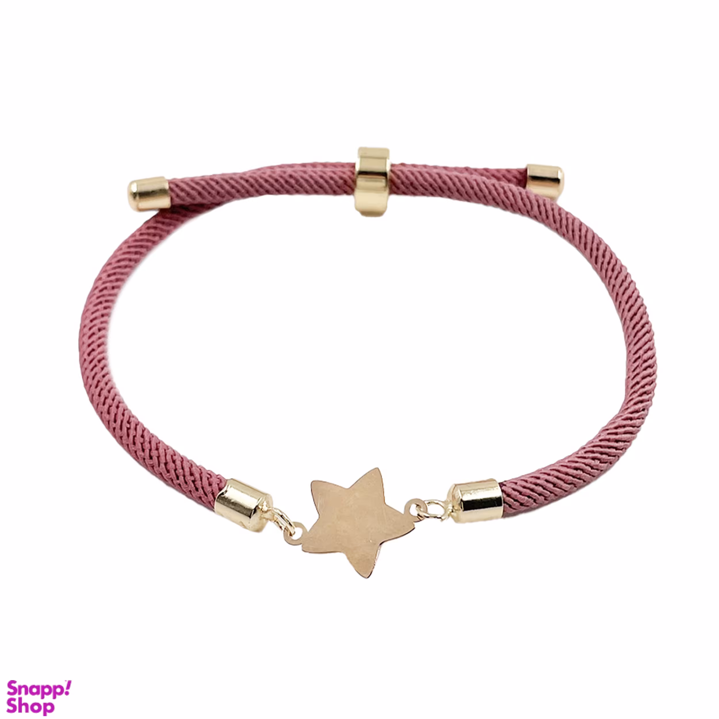 دستبند طلا 18 عیار زنانه مدل ستاره کد 132027