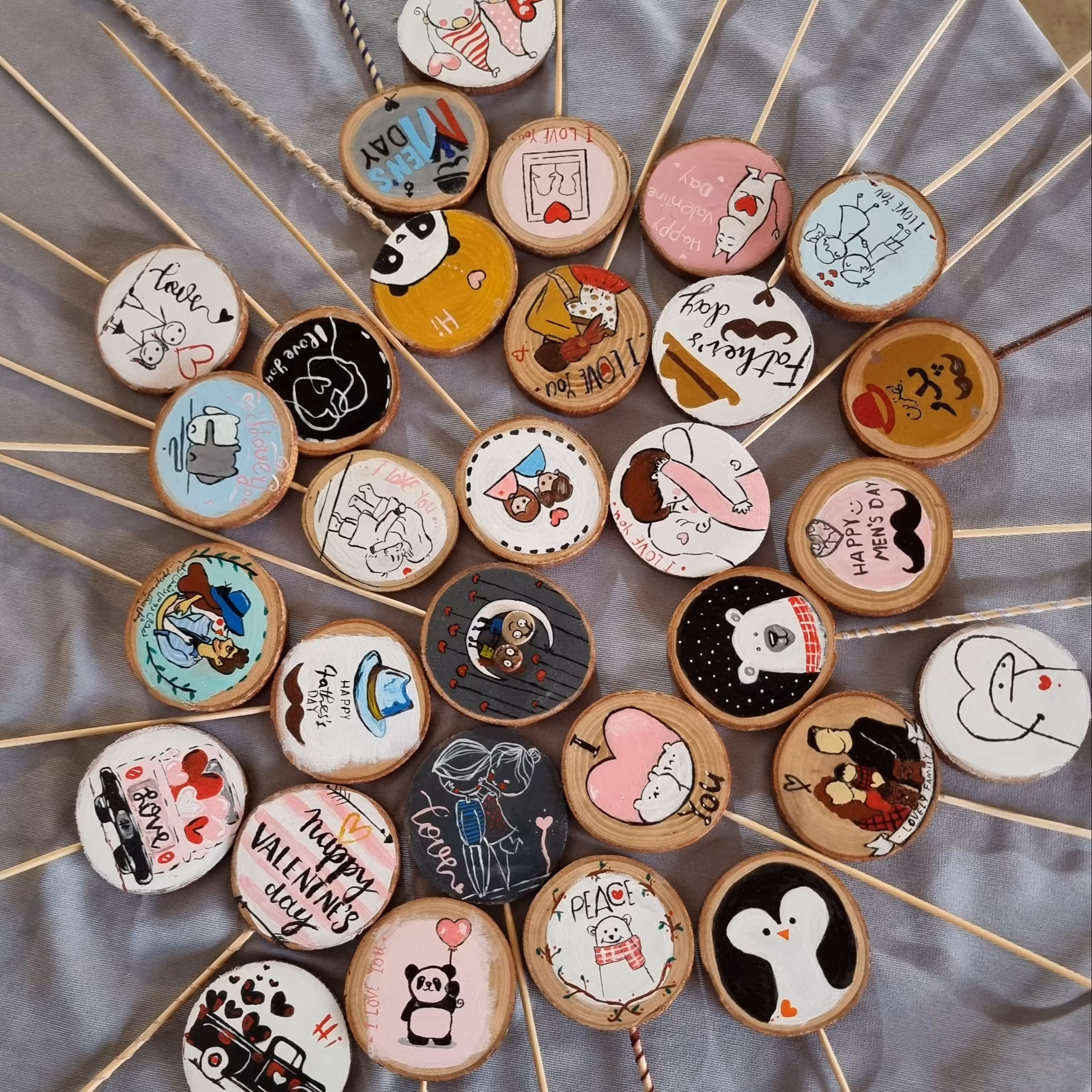 نقاشی های چوبی