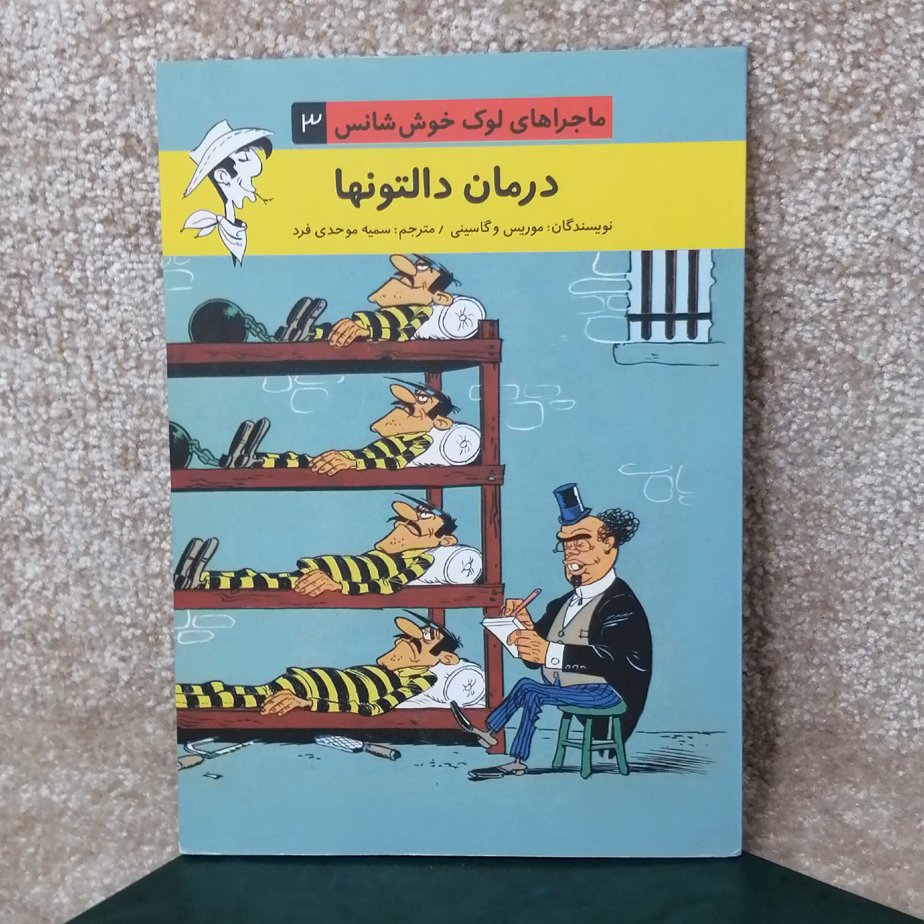 کتاب داستان ماجرا های لوک خوش شانس درمان دالتونها 