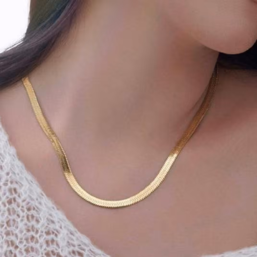 گردنبند ماری عرض 5 میل ضخیم ترین مدل ماری با قیمت قدیم