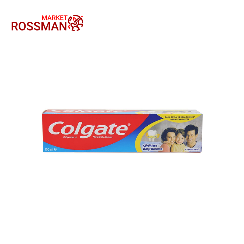 خمیر دندان فلوراید کلگیت Colgate مدل محافظ حفره حجم 100 میلی لیتر