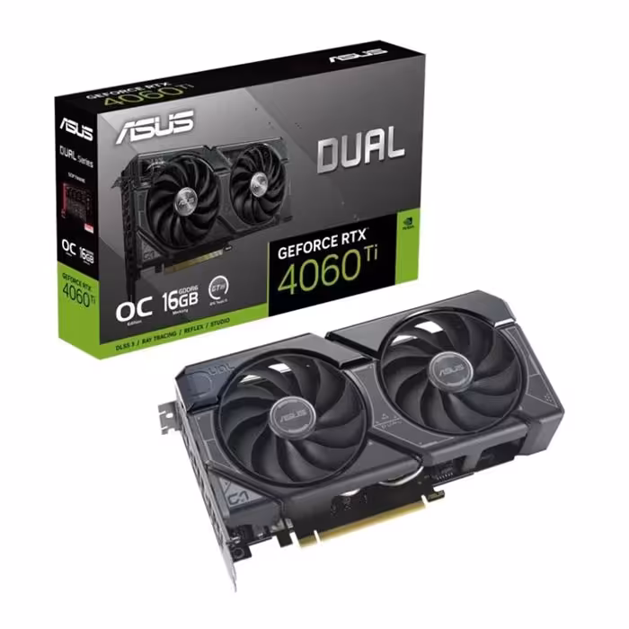 کارت گرافیک ایسوس GeForce RTX 4060 Ti OC Edition 16GB