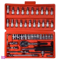 مجموعه 46 عددی آچار و سری بکس هونگتو کد 460