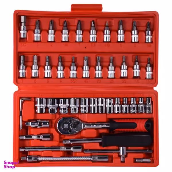 مجموعه 46 عددی آچار و سری بکس هونگتو کد 460