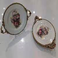 پیش دستی آنتیک 6 عددی بدون پایه | radravesh