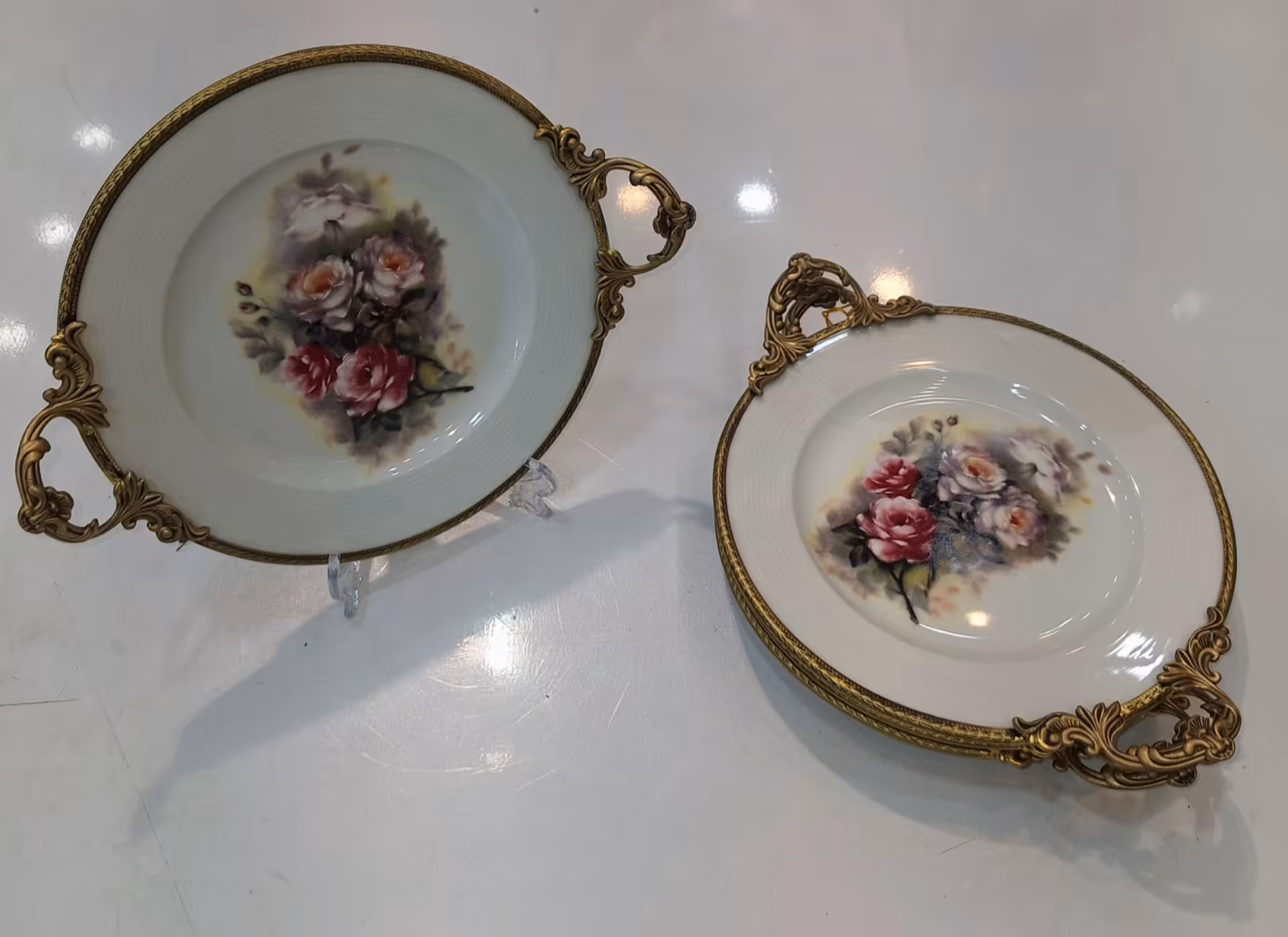 پیش دستی آنتیک 6 عددی بدون پایه | radravesh