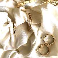 پک دو عددی گوشواره حلقه در دو سایز Hulupuart 