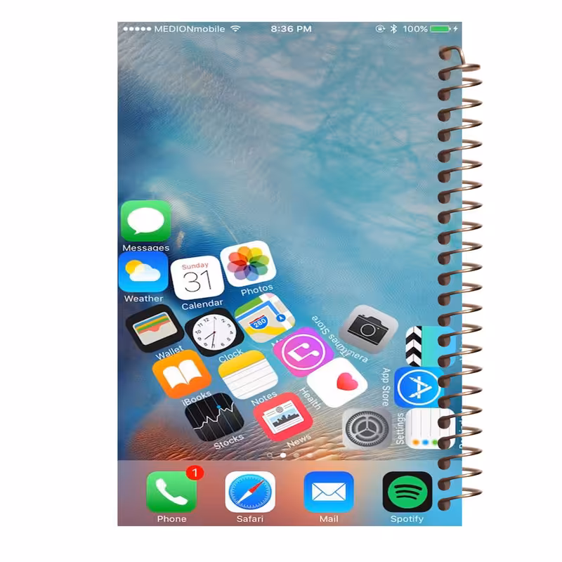 دفتر یادداشت آف تاب شهر طرح تلفن همراه کد 4208