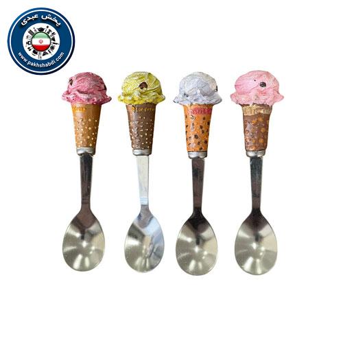 قاشق بستنی خوری 4 عددی