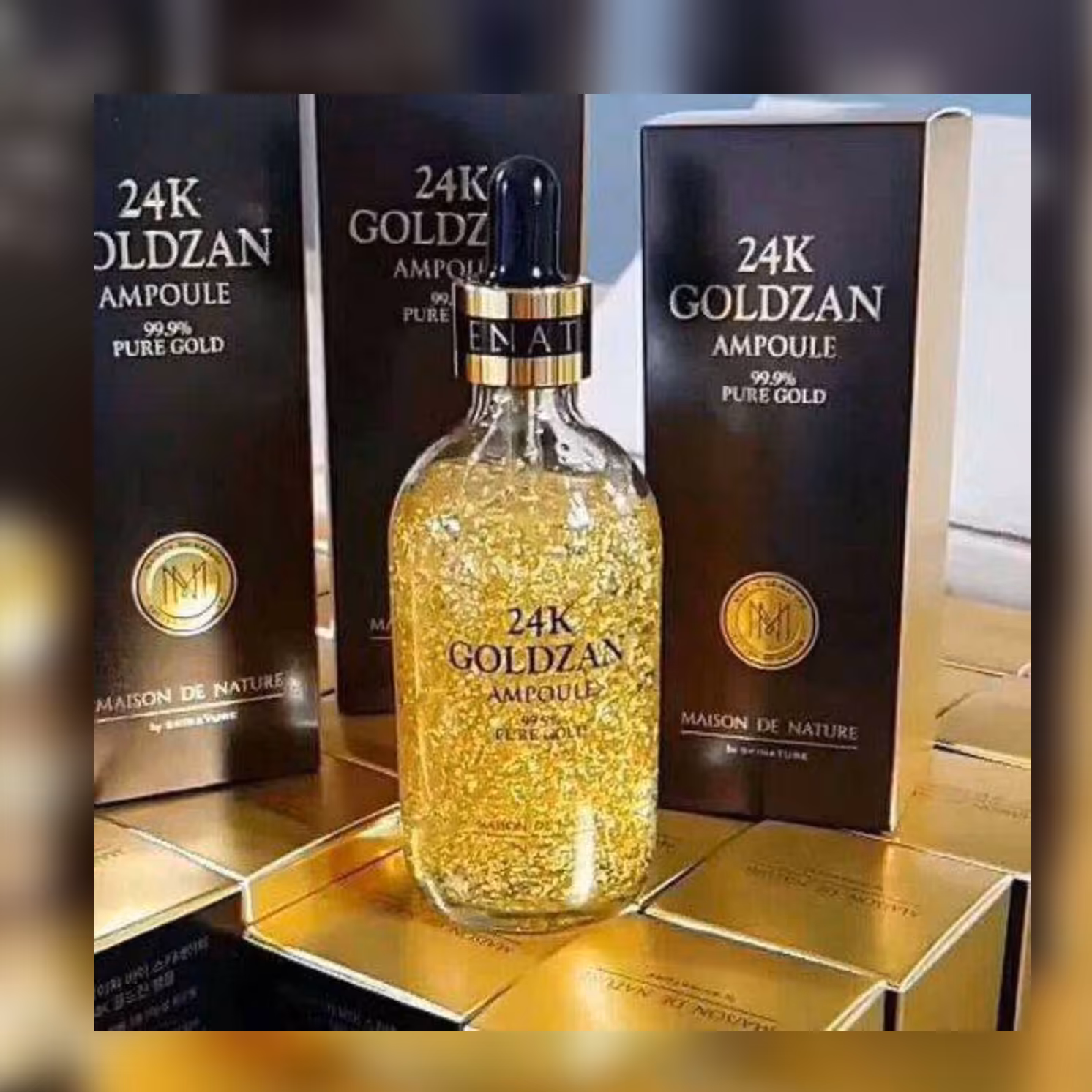 سرم طلای گلدزن آبرسان قوی پوست ، آچار فرانسه پوست و زیبا