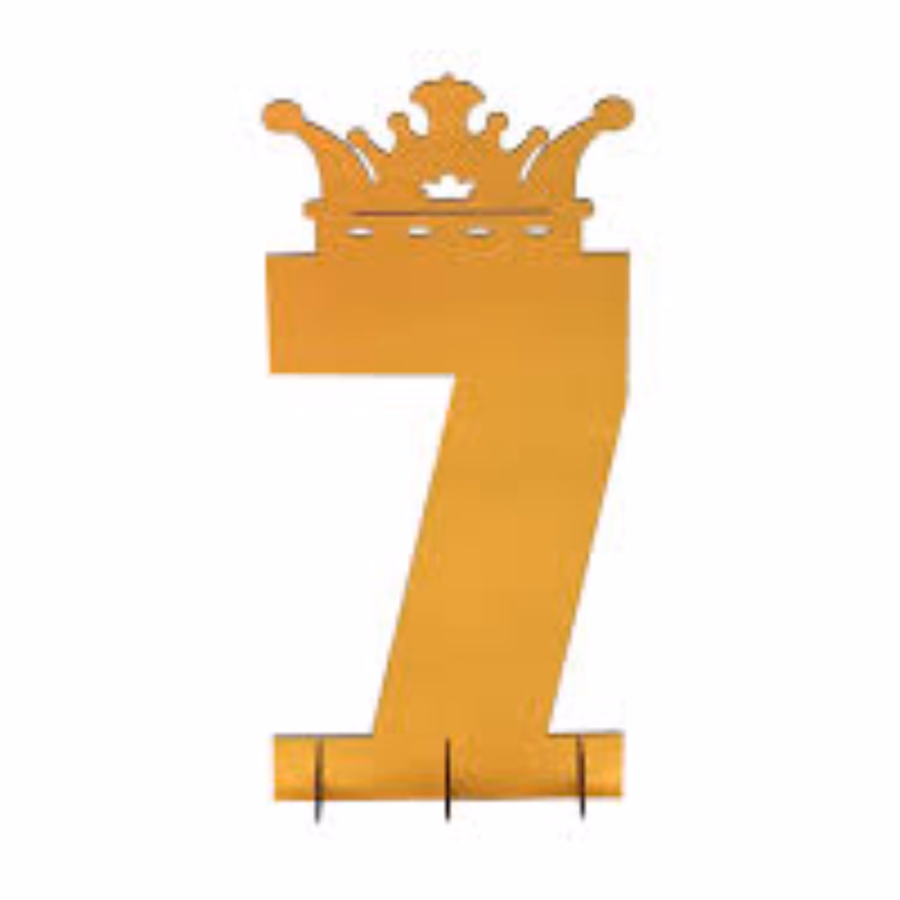 استند اعداد رومیزی  طلایی 30سانتی