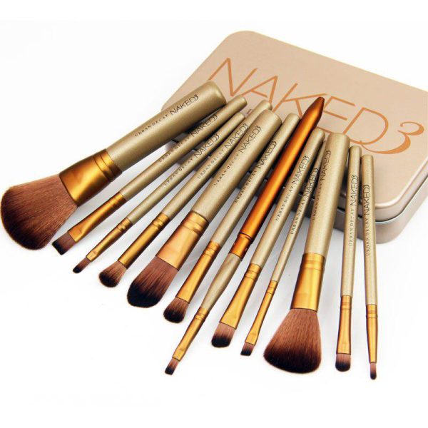 ست براش آرایشی نیکد 12 عددی Naked Makeup Brush Set 12Pcs
