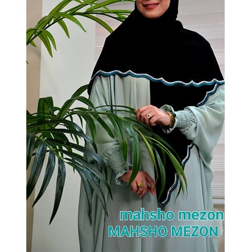 مانتو عبایی مجلسی کرپ باربی مازراتی با آستین کش دوزی زیبا و ظریف