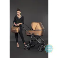 کالسکه ادامکس مدل رجیو شاین رنگ شتری اصل لهستان 4 تکه   adamex reggio shine 230