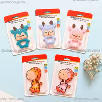 دندانگیر تمام سیلیکونی نوزاد طرح حیوانات