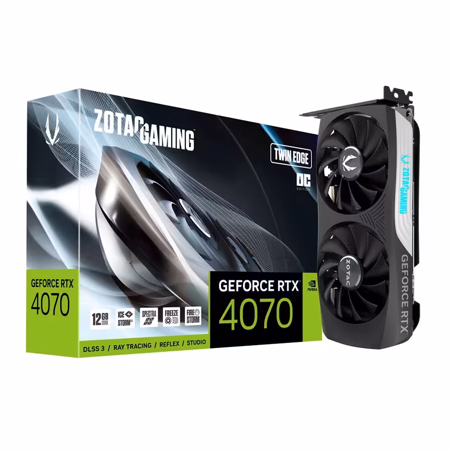 کارت گرافیک زوتاک GAMING GeForce RTX 4070 Twin Edge OC Black