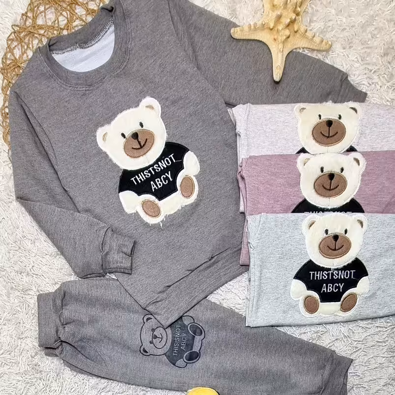 بلوز شلوار خرسی پسرانه