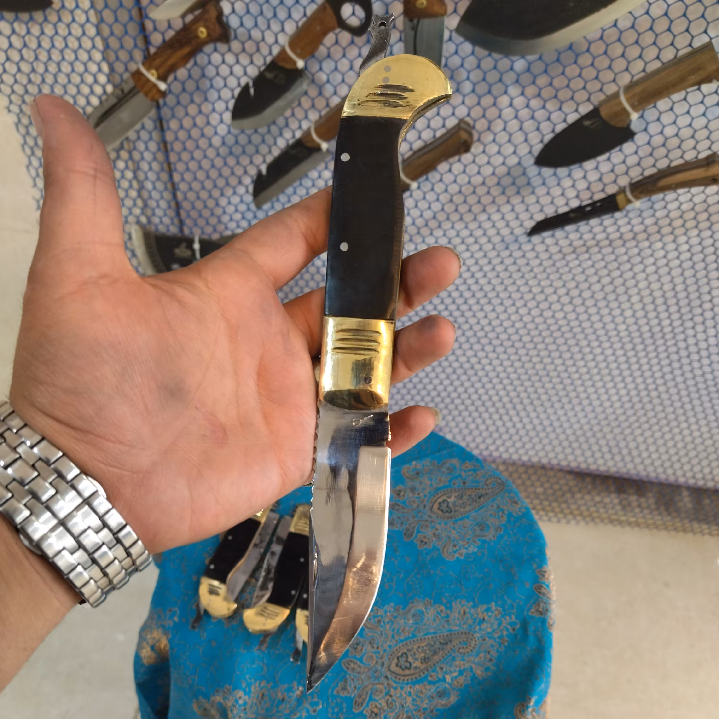 چاقو دنده ایی دسته فیبر 