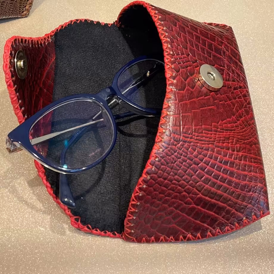 جلد عینک چرم