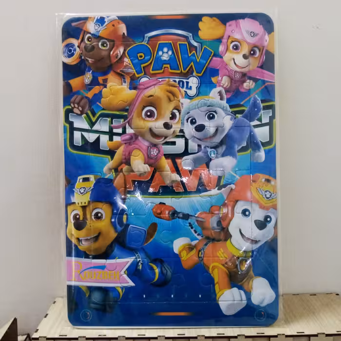 پازل کارتونی سگ های نگهبان در چند طرح ابعاد22در32-جورچین