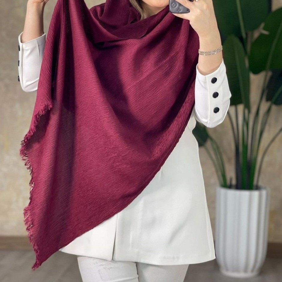 شال زنانه .شال دخترانه .شال خنک .جنس نخی پفکی
