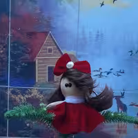 عروسک سرکلیدی نانا،  ده سانتی ، قابل سفارش در  رنگهای مختلف،  وزن 200 گرم