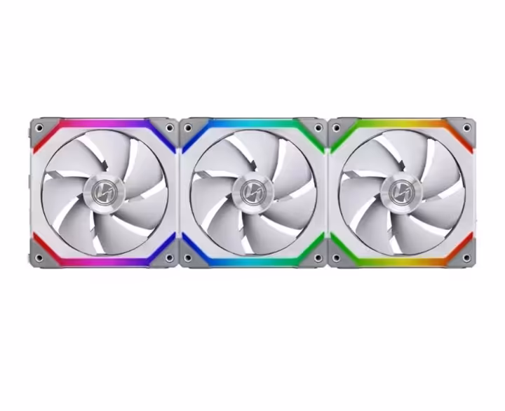 فن کیس لیان لی مدل UNI Fan SL120 RGB White بسته 3 عددی