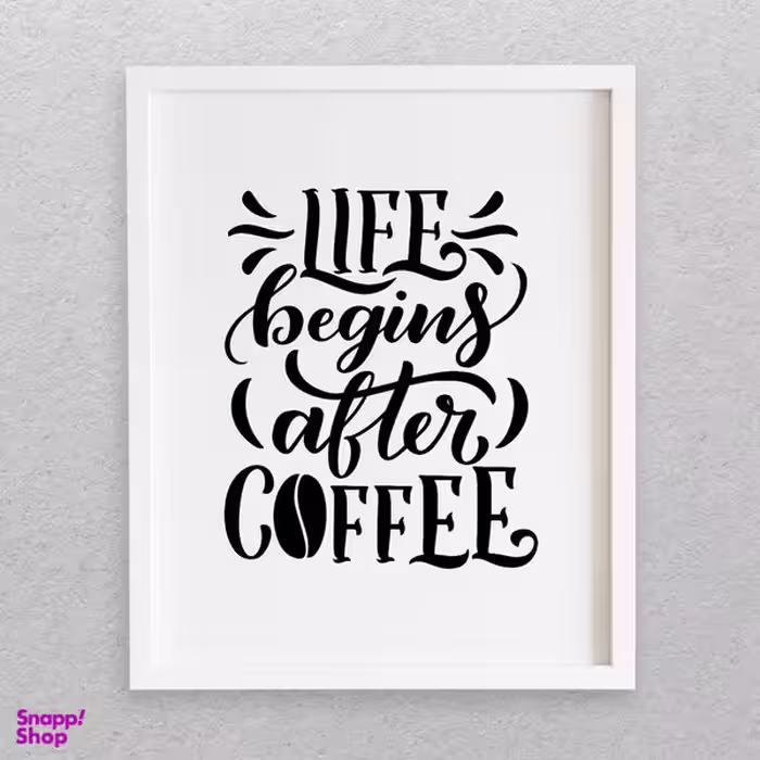 تابلو مدل نوشته انگلیسی طرح COFFEE کد 727
