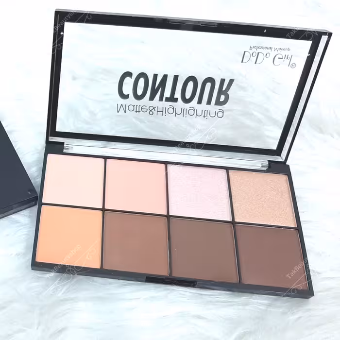 پالت کانتور و هایلایت 8رنگ برند Dodo girl-شماره سه