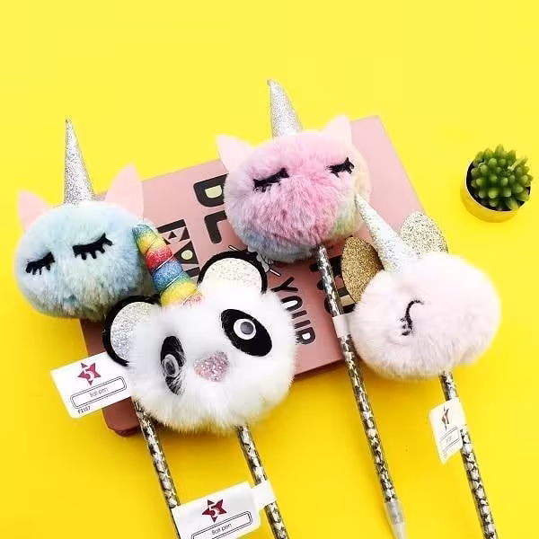 خودکار پوم پوم طرح تک شاخ