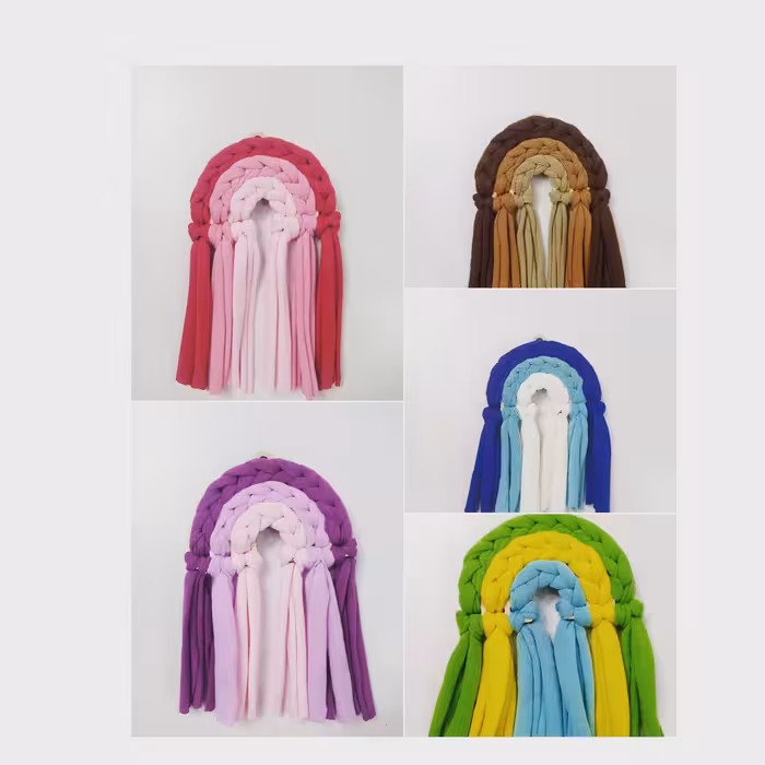 آویز رنگین کمان تریکو