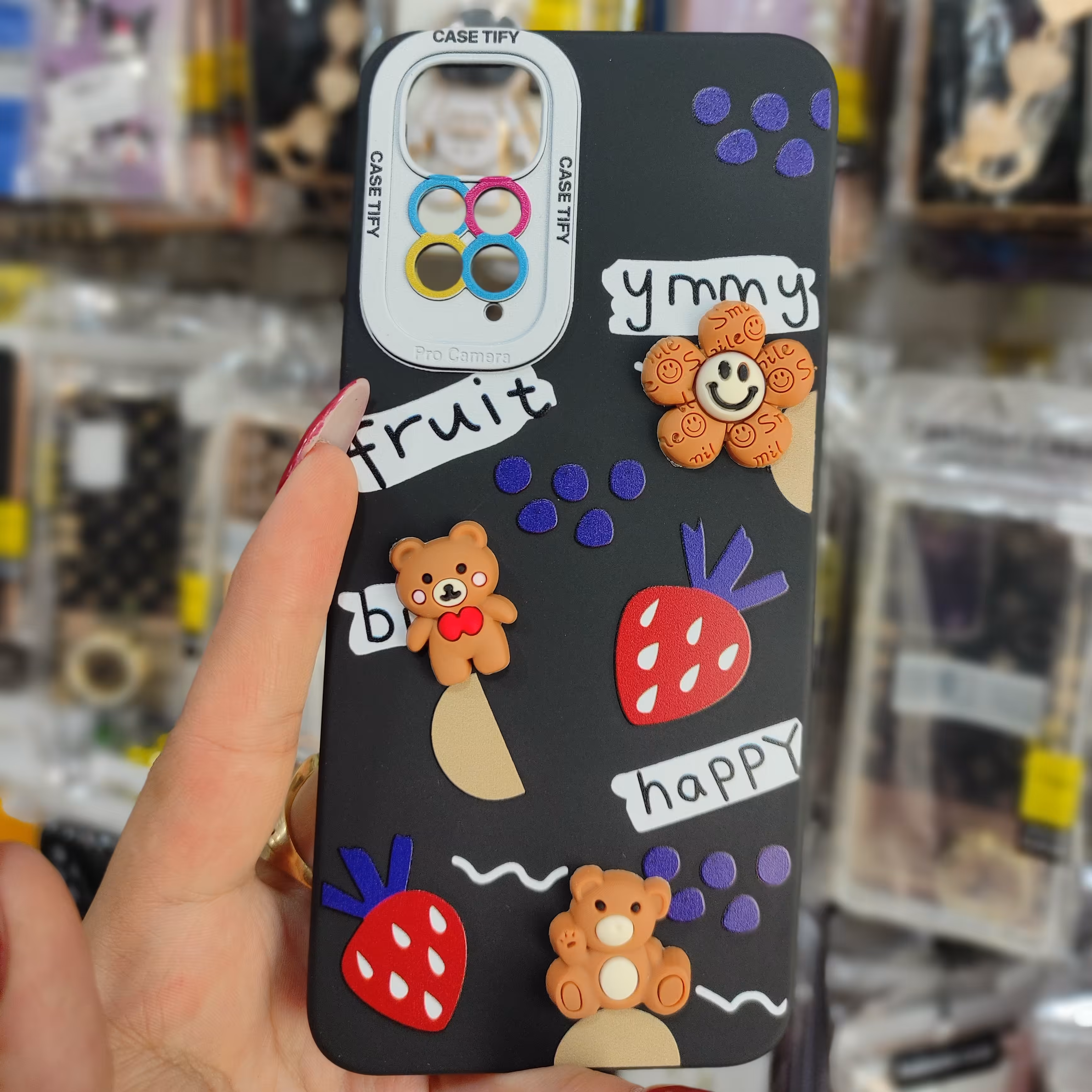 قاب گوشیnote11sقاب گوشیnote11قاب گوشی عروسکی برجسته قاب گوشی نوت 11